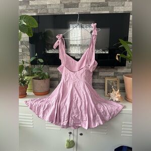 Brand new linen mini dress